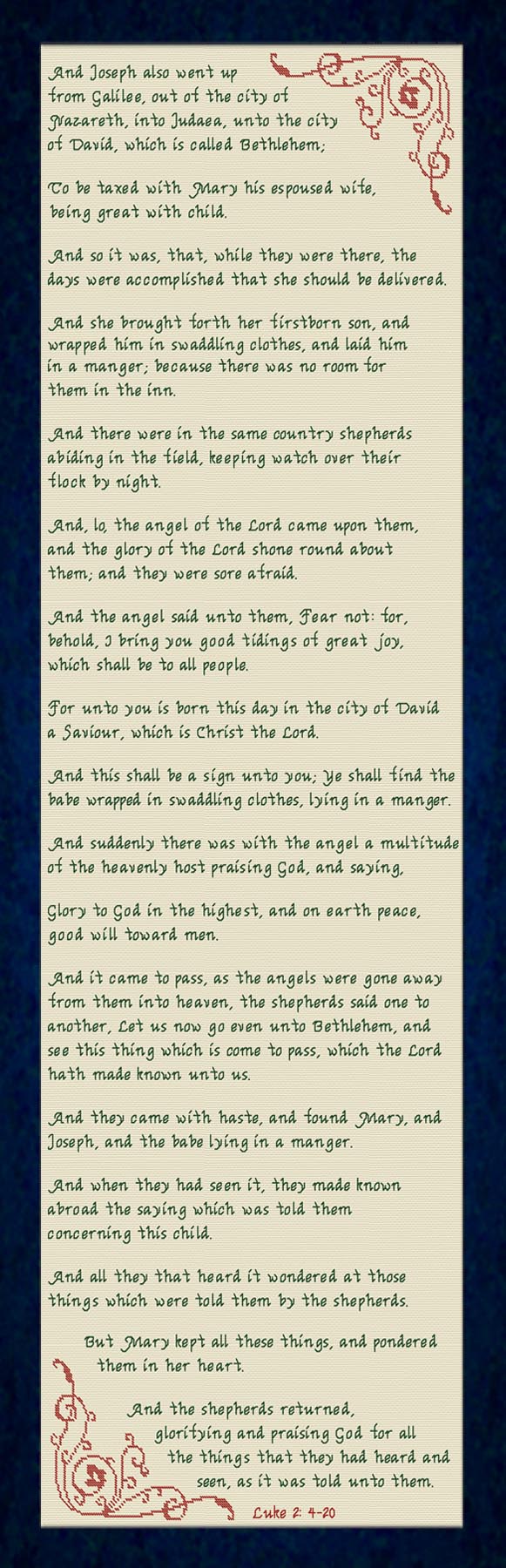 The Christmas Story - Luke 2:4-20